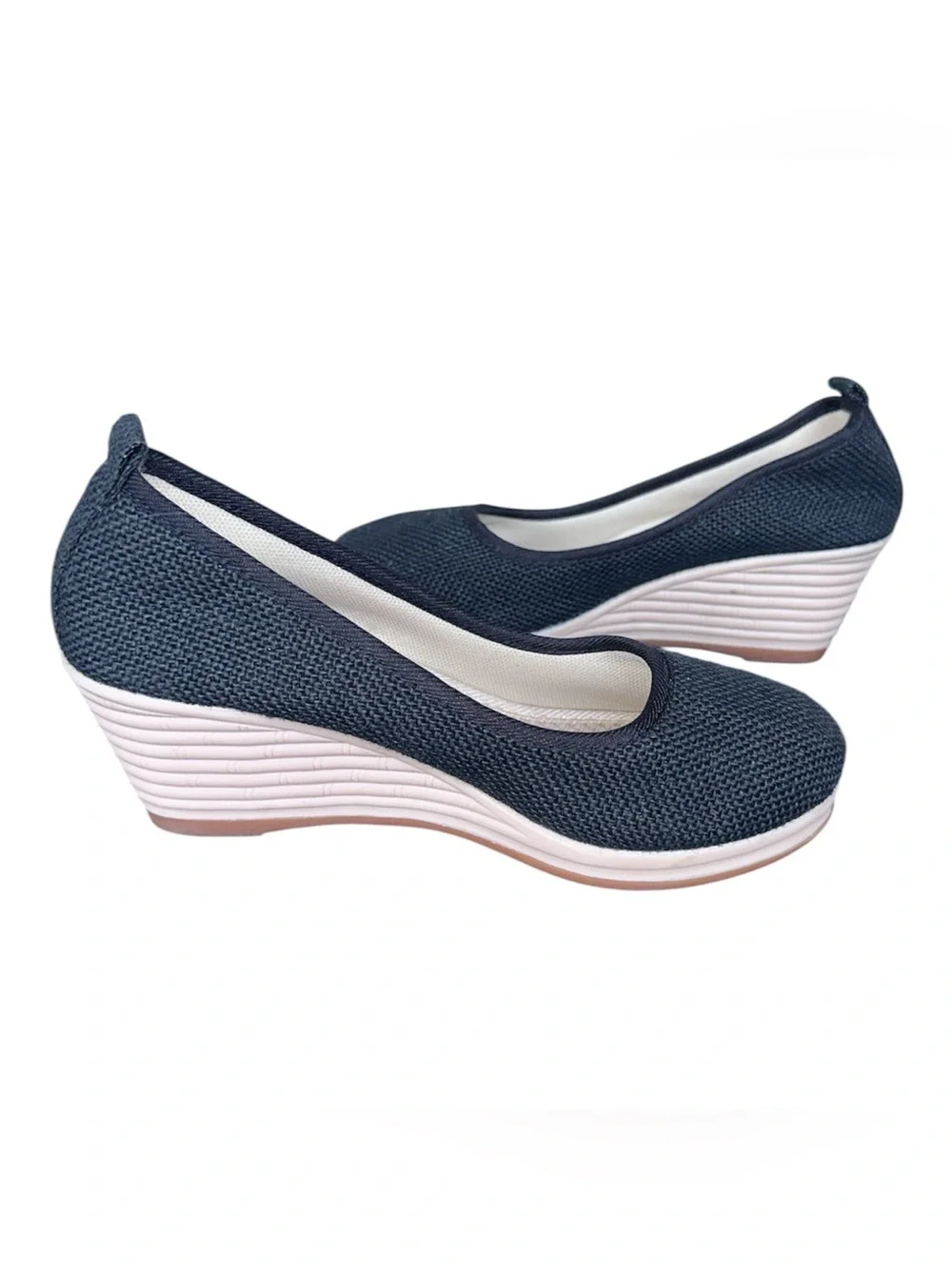 Women’s Wedge Pumps - Comfortable Slip-On Dress Shoe